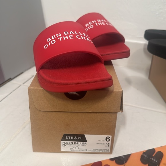 Straye x Ben Baller Did The Chain Size 6 Mens Set of 2, RED and BLACK UNWORN - Picture 3 of 9